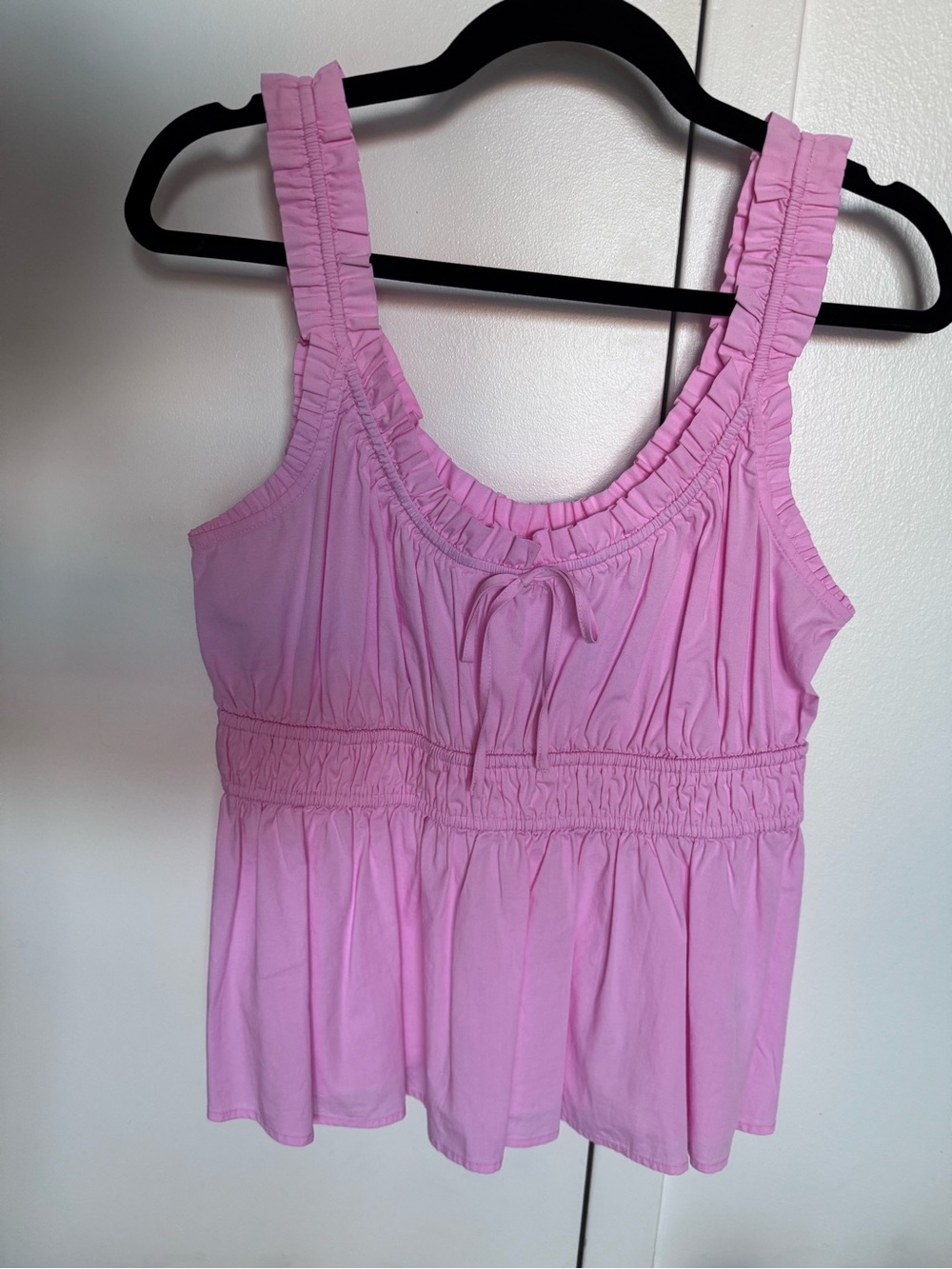 Pink Peplum Top